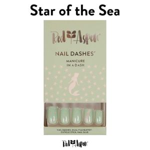 Red Aspen - Star Of The Sea Medium Square Nail Dashes